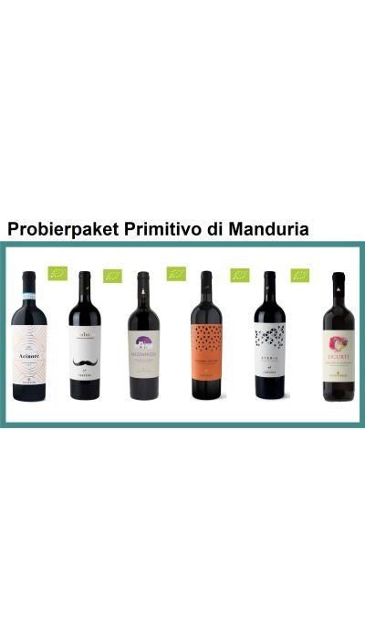 Probierpaket Primitivo di Manduria - yvino